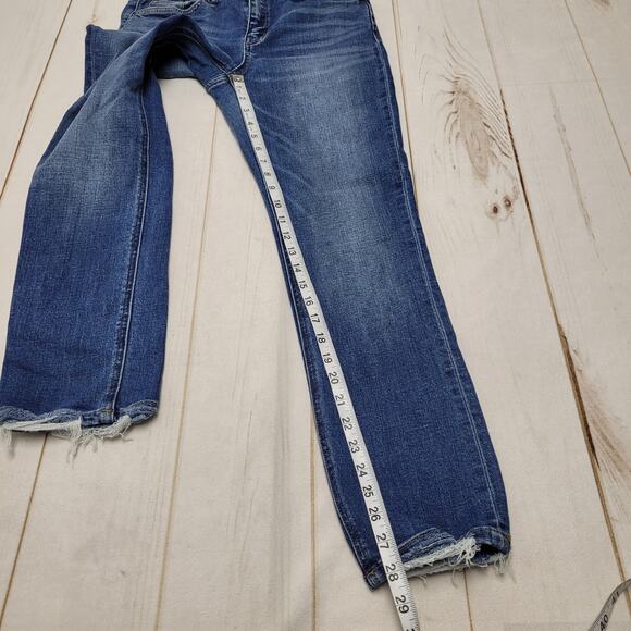 Flying Monkey high rise straight leg jeans distressed - Picture 2 of 8